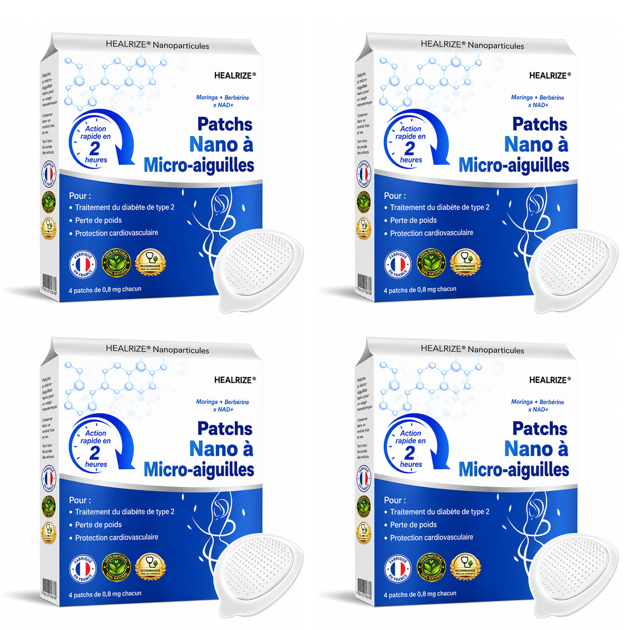4 cajas